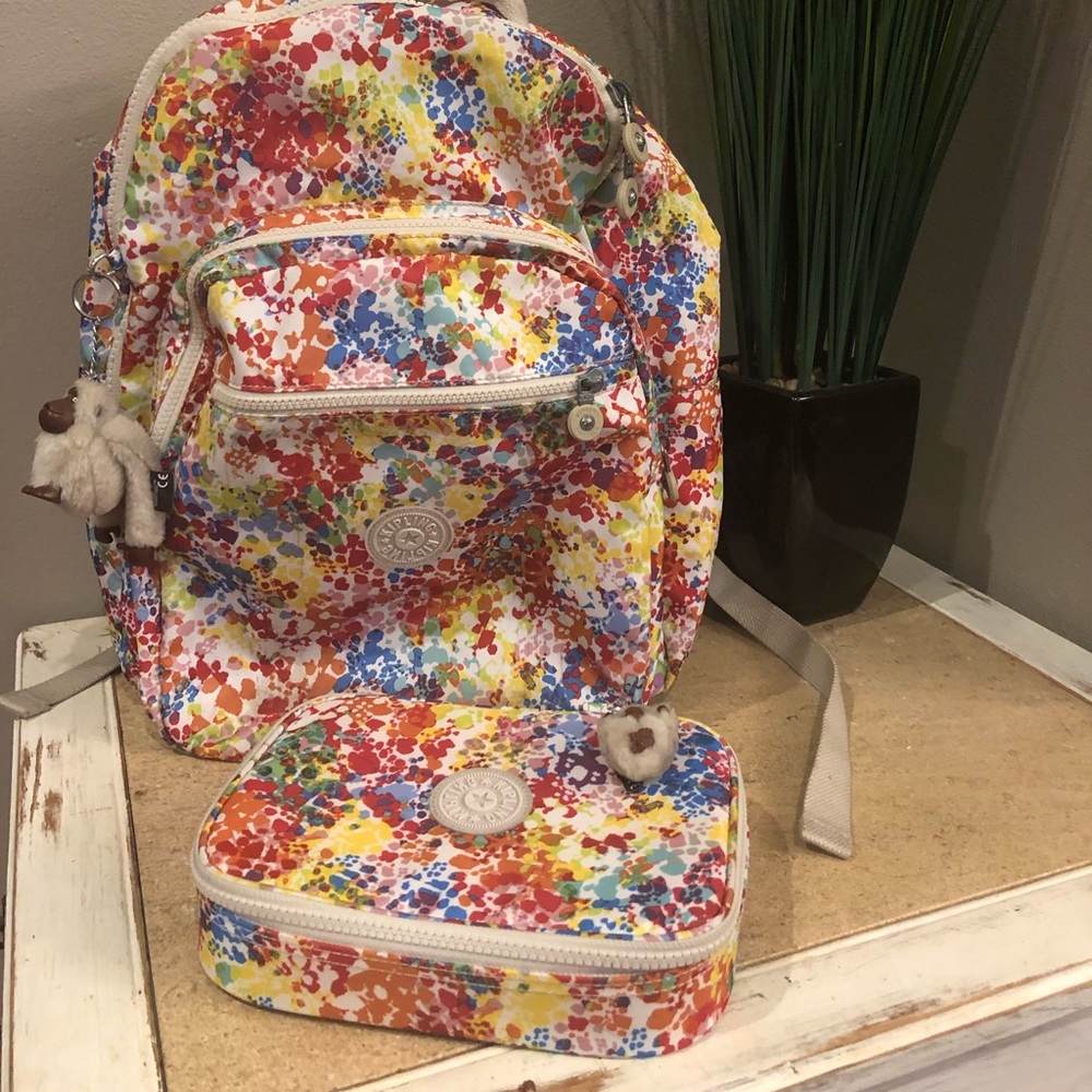 Kipling Backpack with pencil box!